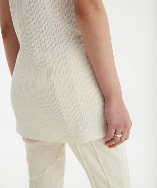 YOUTH(ユース)の「Long-Line Jersey T-Shirt - Ivory(Tシャツ/カットソー・レディース・その他・S/M)」の7枚目の写真