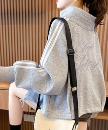 スタンドカラートラックジャケット