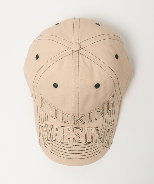 FUCKING AWESOME(ファッキングオーサム)の「<FUCKING AWESOME> KO 6-Panel Hat/キャップ(キャップ・メンズ・ブラック/ナチュラル・FREE)」の6枚目の写真
