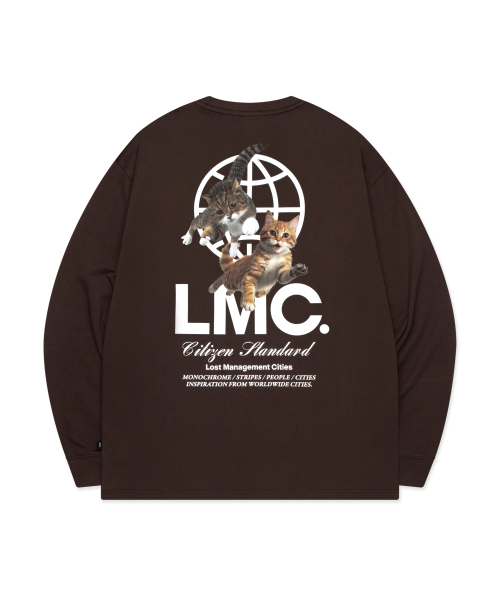 LMCの「FLYING CATS LONG SLV TEE brown(Tシャツ/カットソー・レディース・その他・L/XL)」の1枚目の写真