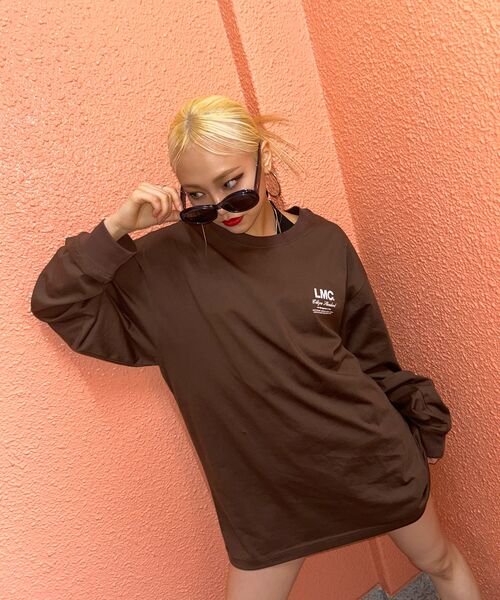LMCの「FLYING CATS LONG SLV TEE brown(Tシャツ/カットソー・レディース・その他・L/XL)」の2枚目の写真