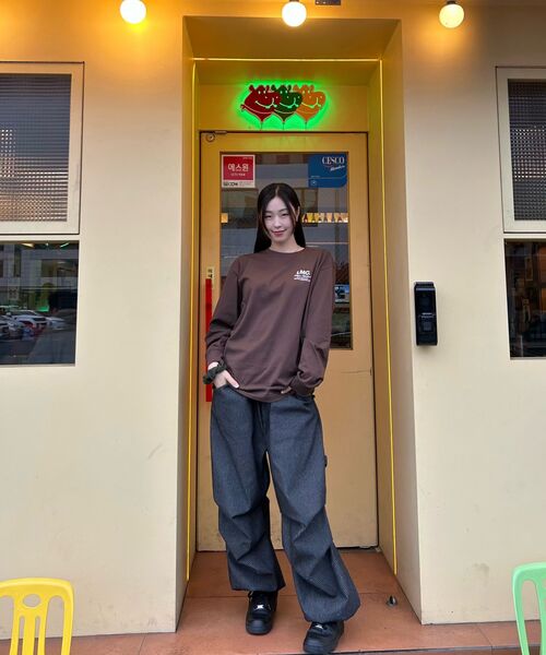 LMCの「FLYING CATS LONG SLV TEE brown(Tシャツ/カットソー・レディース・その他・L/XL)」の3枚目の写真