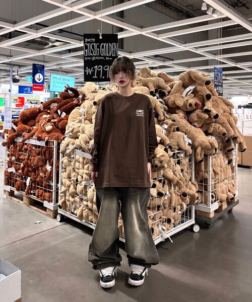 LMCの「FLYING CATS LONG SLV TEE brown(Tシャツ/カットソー・レディース・その他・L/XL)」の4枚目の写真