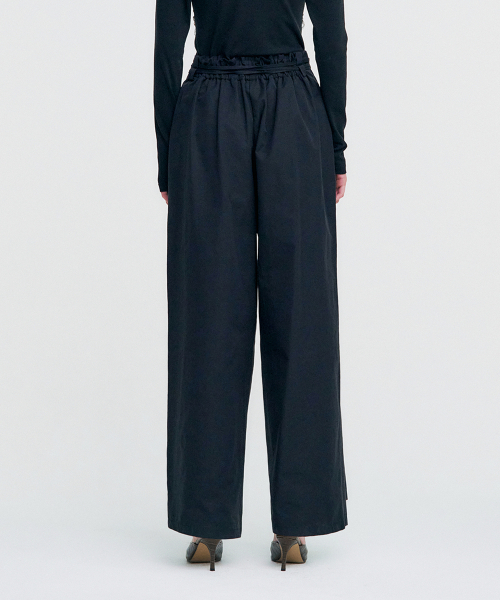 KIMZISU(キムジス)の「Ribbon Tied Wide Pants _ BLACK(その他パンツ・レディース・その他・ONE SIZE)」の3枚目の写真