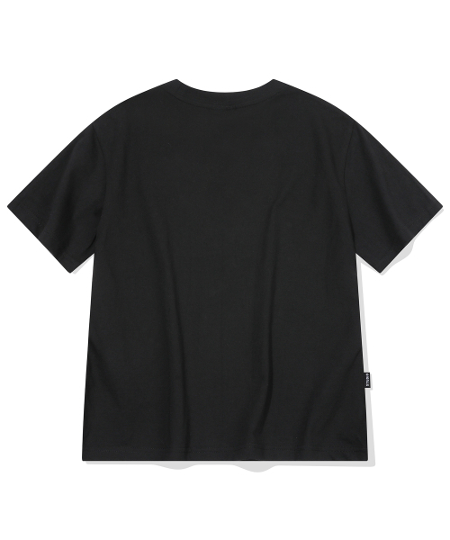 セール】エンジェルブローチクロップ半袖Tシャツブラック（Tシャツ