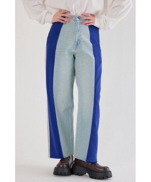 RODEO CROWNS WIDE BOWL（ロデオクラウンズワイドボウル）の「カスタムトラックDENIMパンツ（デニムパンツ・レディース・ブラック系その他/イエロー系その他/ブルー系その他/グリーン系その他/ブルー系その他3・SMALL/MEDIUM/LARGE）」の18枚目の写真