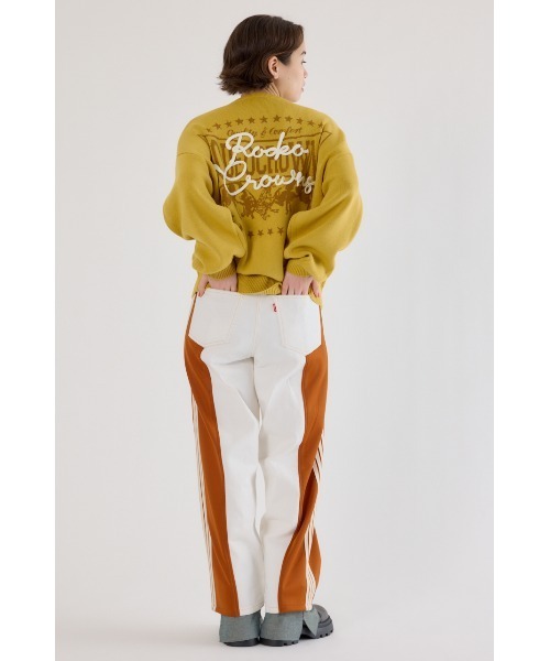 RODEO CROWNS WIDE BOWL（ロデオクラウンズワイドボウル）の「カスタムトラックDENIMパンツ（デニムパンツ・レディース・ブラック系その他/イエロー系その他/ブルー系その他/グリーン系その他/ブルー系その他3・SMALL/MEDIUM/LARGE）」の17枚目の写真