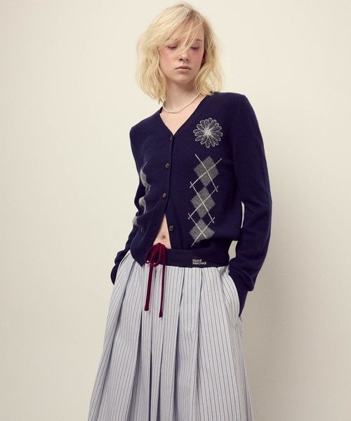 Mardi Mercredi（マルディメクルディ）の「CASHMERE BLENDED CARDIGAN