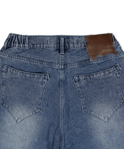 GLACK(グラック)の「GP132 ジュエルクロスデニムバミューダパンツ (インディゴ)(その他パンツ・レディース・その他・SMALL/MEDIUM/LARGE)」の4枚目の写真