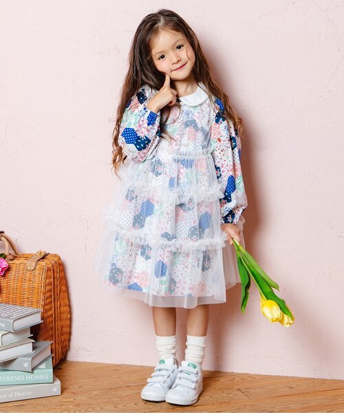 Boribon（ボリボン）の「ミニョンドレス（ワンピース・キッズ・マルチ・80/90/100/110/120）」の4枚目の写真