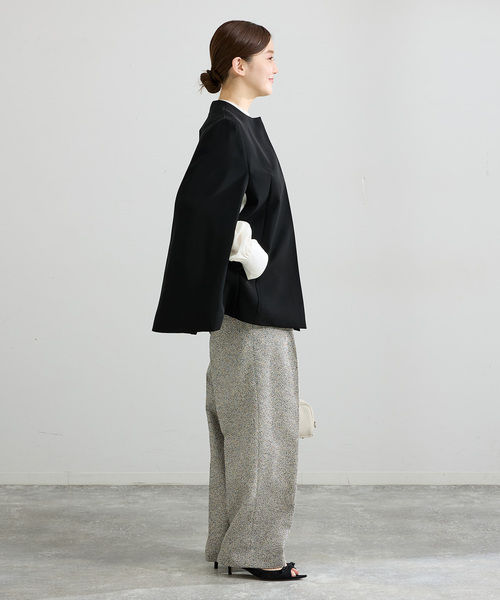 IENA(イエナ)の「《追加》ケープジャケット(その他アウター・レディース・ブラック系その他/ダークブルー・FREE)」の12枚目の写真