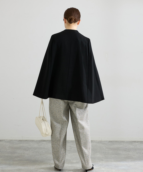 IENA(イエナ)の「《追加》ケープジャケット(その他アウター・レディース・ブラック系その他/ダークブルー・FREE)」の14枚目の写真