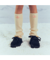 FLCT（フラッフィーシトラス）の「Fuzzy ribbon platform mule (3color)（ブーツ）」