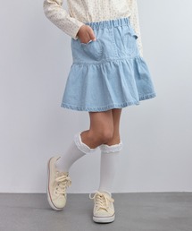 ROPE' PICNIC | 【KIDS/キッズ】インパンツ付きハートポケットデニムスカート(デニムスカート)