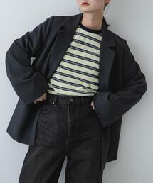 SENSE OF PLACE by URBAN RESEARCH | ベロアボーダーTシャツ(Tシャツ/カットソー)