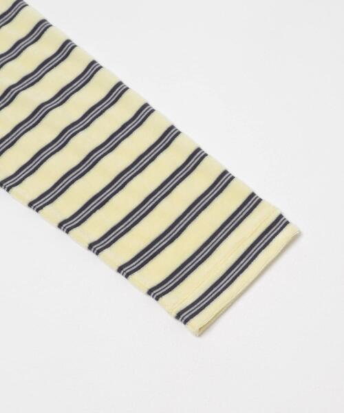 SENSE OF PLACE by URBAN RESEARCH(センスオブプレイスバイアーバンリサーチ)の「ベロアボーダーTシャツ(Tシャツ/カットソー・レディース・ネイビー/ベージュ/ミント・ONE)」の17枚目の写真