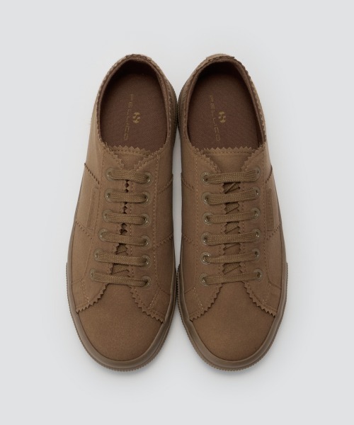 PELLICO(ペリーコ)の「【PELLICO×SUPERGA】 撥水 スウェードスニーカー 3.5cm BROWN(スニーカー・レディース・ブラウン・39/38/37/36/35)」の3枚目の写真