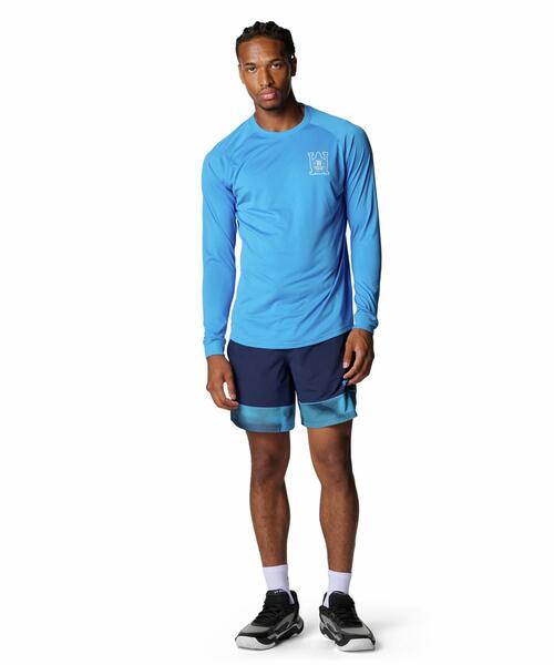 UNDER ARMOUR（アンダーアーマー）の「UAテック グラフィック ロングスリーブ Tシャツ（バスケットボール/メンズ）（Tシャツ/カットソー・メンズ・ブルー系・L/M/S/XL）」の3枚目の写真