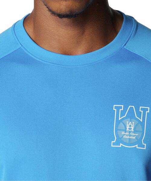UNDER ARMOUR（アンダーアーマー）の「UAテック グラフィック ロングスリーブ Tシャツ（バスケットボール/メンズ）（Tシャツ/カットソー・メンズ・ブルー系・L/M/S/XL）」の4枚目の写真