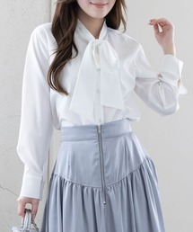 clear | マルチアソートボウタイリボンブラウス[オフィスカジュアル 着回し抜群 大人]≪新作≫(シャツ/ブラウス)