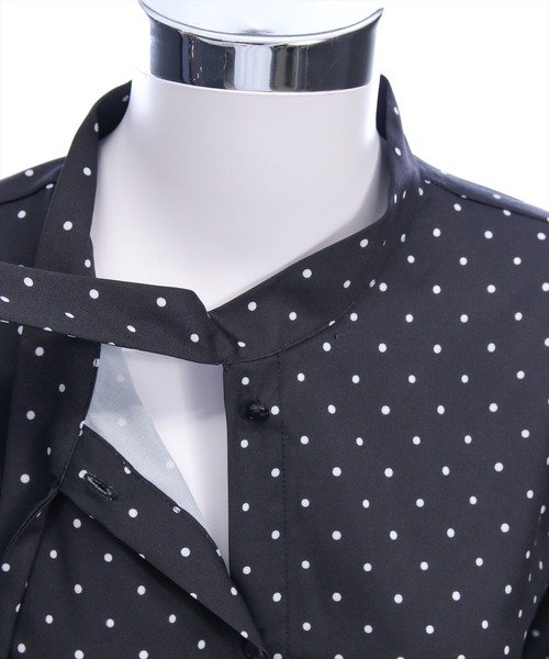 clear（クリア）の「マルチアソートボウタイリボンブラウス[オフィスカジュアル 着回し抜群 大人]≪新作≫（シャツ/ブラウス・レディース・ホワイト系その他/ネイビー/サックスブルー/オフホワイト/ブラック系その他・F）」の13枚目の写真