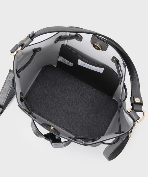 THE SHOP TK （ザ ショップ ティーケー ）の「巾着ショルダーバッグ（ショルダーバッグ・レディース・サックスブルー/アイボリー/チャコールグレー・00）」の10枚目の写真