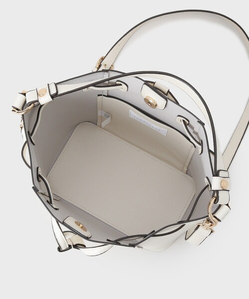 THE SHOP TK （ザ ショップ ティーケー ）の「巾着ショルダーバッグ（ショルダーバッグ・レディース・サックスブルー/アイボリー/チャコールグレー・00）」の11枚目の写真