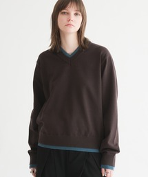 selle glant | LAYERED STYLE ⅤNECK KNIT/レイヤードスタイルVネックニット(ニット/セーター)