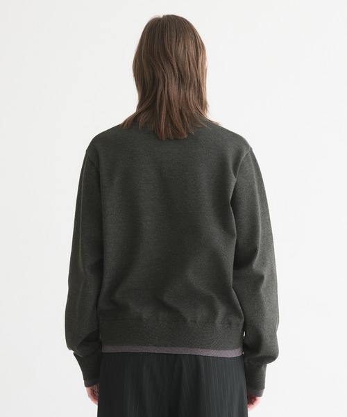 selle glant（セレグランテ）の「LAYERED STYLE ⅤNECK KNIT/レイヤードスタイルVネックニット（ニット/セーター・メンズ・ブラック/ダークブラウン・SMALL/MEDIUM/LARGE）」の8枚目の写真