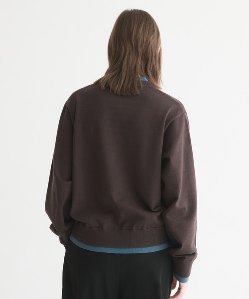 selle glant（セレグランテ）の「LAYERED STYLE ⅤNECK KNIT/レイヤードスタイルVネックニット（ニット/セーター・メンズ・ブラック/ダークブラウン・SMALL/MEDIUM/LARGE）」の21枚目の写真