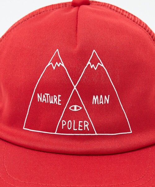POLeR(ポーラー)の「【POLER / ポーラー】ベン メッシュ キャップ / ユニセックス(キャップ・メンズ・レッド/ブラック/ネイビー・フリー)」の15枚目の写真