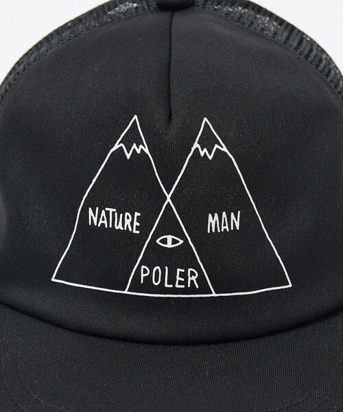 POLeR(ポーラー)の「【POLER / ポーラー】ベン メッシュ キャップ / ユニセックス(キャップ・メンズ・レッド/ブラック/ネイビー・フリー)」の6枚目の写真