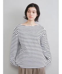 Mila Owen | ボートネックボーダーTシャツ(Tシャツ/カットソー)