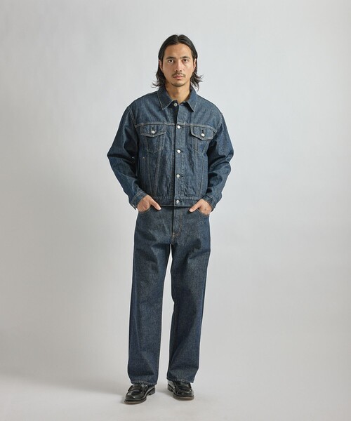 Saturdays NYC（サタデーズ ニューヨークシティ ）の「Takeru Relaxed Denim Pants（デニムパンツ・メンズ・ネイビー・36/32/30/28/26/34）」の3枚目の写真