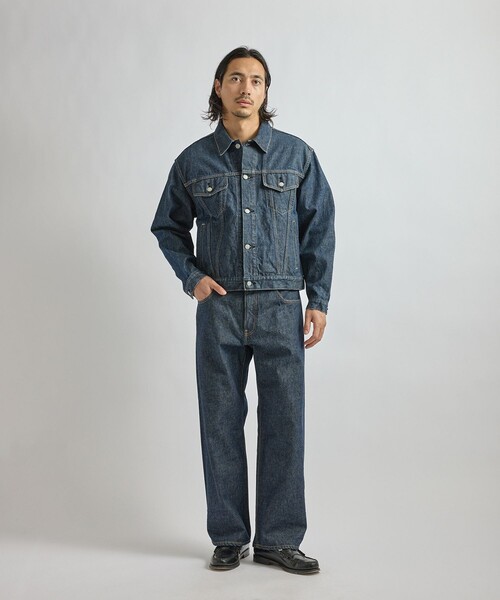 Saturdays NYC（サタデーズ ニューヨークシティ ）の「Takeru Relaxed Denim Pants（デニムパンツ・メンズ・ネイビー・36/32/30/28/26/34）」の4枚目の写真