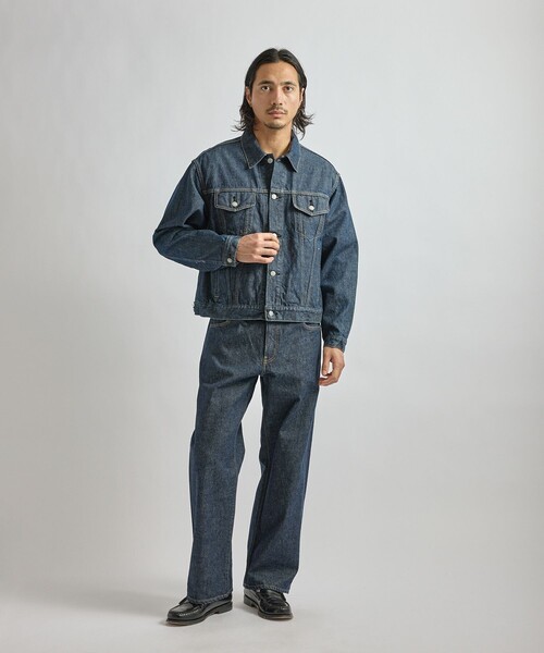 Saturdays NYC（サタデーズ ニューヨークシティ ）の「Takeru Relaxed Denim Pants（デニムパンツ・メンズ・ネイビー・36/32/30/28/26/34）」の5枚目の写真