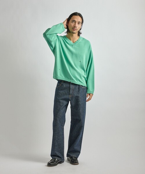 Saturdays NYC（サタデーズ ニューヨークシティ ）の「Takeru Relaxed Denim Pants（デニムパンツ・メンズ・ネイビー・36/32/30/28/26/34）」の6枚目の写真