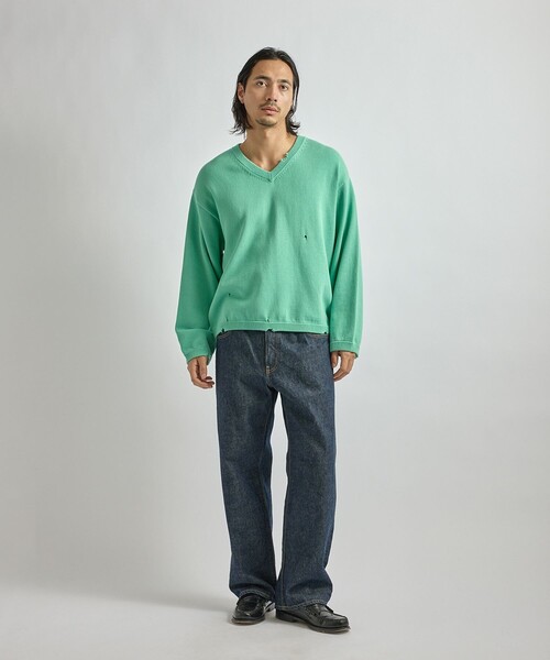 Saturdays NYC（サタデーズ ニューヨークシティ ）の「Takeru Relaxed Denim Pants（デニムパンツ・メンズ・ネイビー・36/32/30/28/26/34）」の7枚目の写真