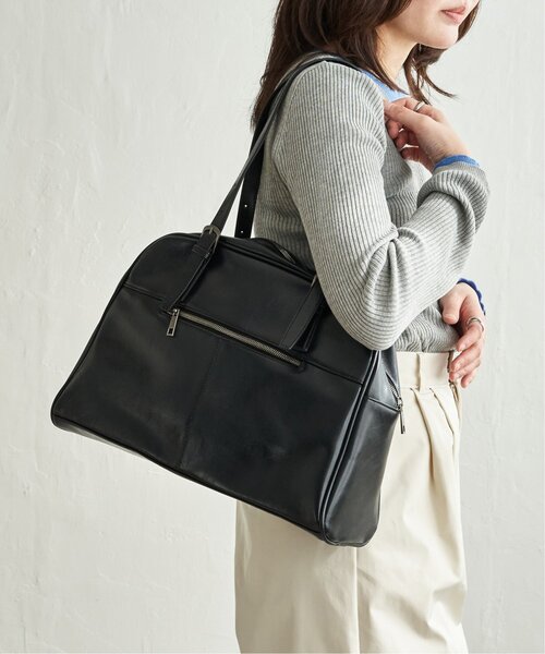 VENCEEXCHANGE（ヴァンスエクスチェンジ）の「オブリエルボストン（ボストンバッグ・レディース・ブラック/ブラウン・FREE）」の4枚目の写真