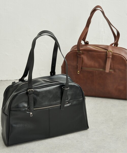 VENCEEXCHANGE（ヴァンスエクスチェンジ）の「オブリエルボストン（ボストンバッグ・レディース・ブラック/ブラウン・FREE）」の8枚目の写真