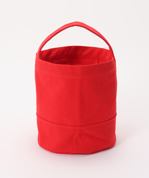 JOURNAL STANDARD LUXE（ジャーナルスタンダード　ラックス）の「キャンバス サークルBAG-M（エコバッグ/サブバッグ・レディース・レッド/カーキ・FREE）」の2枚目の写真