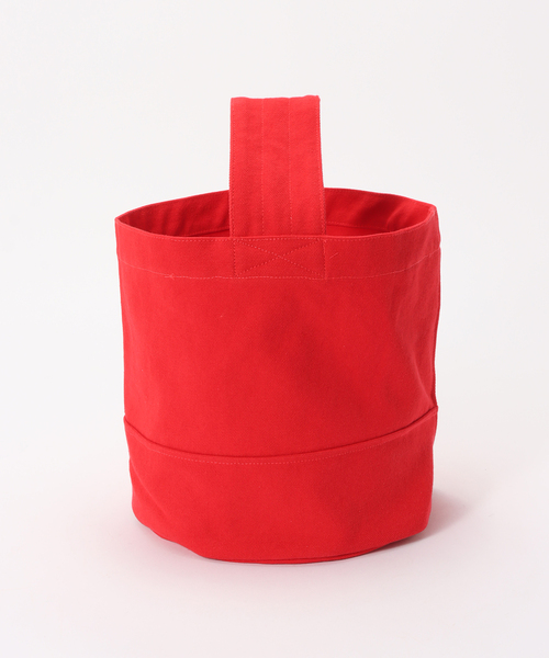 JOURNAL STANDARD LUXE（ジャーナルスタンダード　ラックス）の「キャンバス サークルBAG-M（エコバッグ/サブバッグ・レディース・レッド/カーキ・FREE）」の5枚目の写真
