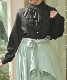 axes femme（アクシーズファム）の「リボンジャボブローチブラウス（シャツ/ブラウス）」