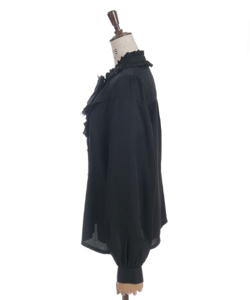 axes femme(アクシーズファム)の「リボンジャボブローチブラウス(シャツ/ブラウス・レディース・ホワイト/ブラック/サックスブルー・MEDIUM/LARGE)」の9枚目の写真