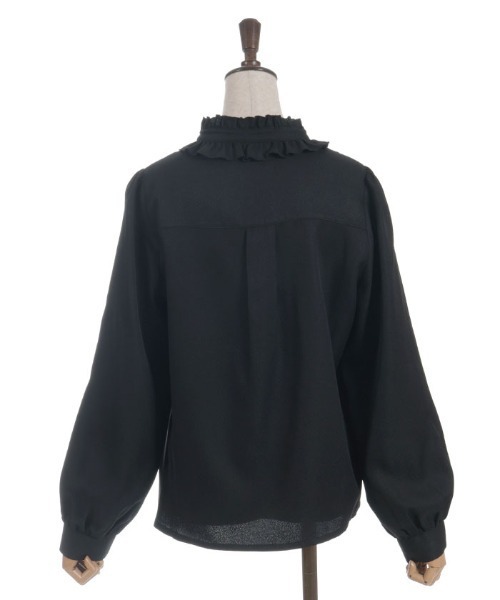 axes femme(アクシーズファム)の「リボンジャボブローチブラウス(シャツ/ブラウス・レディース・ホワイト/ブラック/サックスブルー・MEDIUM/LARGE)」の8枚目の写真