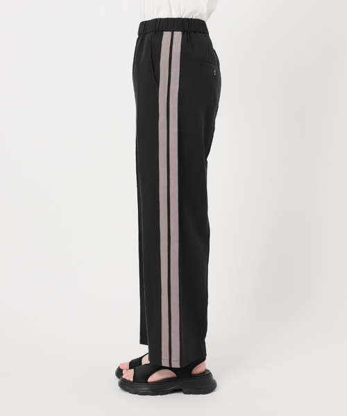 JOURNAL STANDARD（ジャーナルスタンダード）の「リヨセルリネンラインパンツ（スラックス・レディース・ブラック/ライトグレー・36/38）」の18枚目の写真