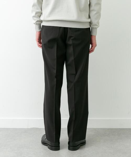 URBAN RESEARCH DOORS(アーバンリサーチドアーズ)の「LIFE STYLE TAILOR TRABESTストライプ2タックパンツ(スーツパンツ・メンズ・ブラック・LARGE/SMALL/X-LARGE/MEDIUM)」の8枚目の写真