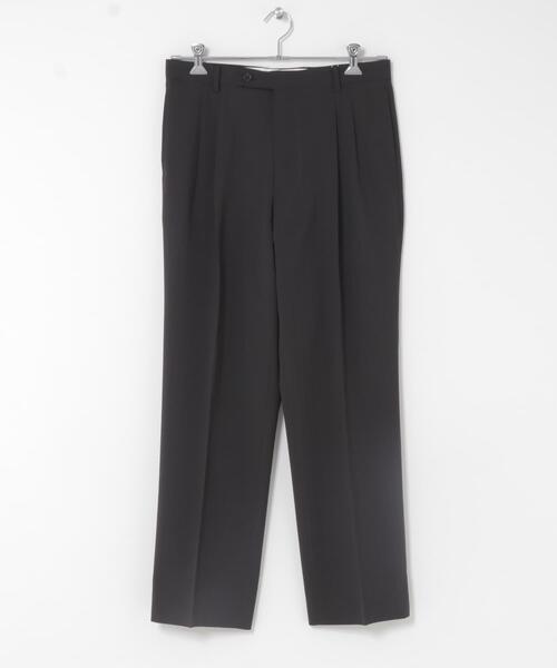 URBAN RESEARCH DOORS(アーバンリサーチドアーズ)の「LIFE STYLE TAILOR TRABESTストライプ2タックパンツ(スーツパンツ・メンズ・ブラック・LARGE/SMALL/X-LARGE/MEDIUM)」の9枚目の写真