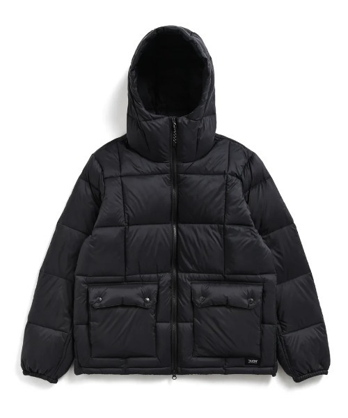 TAION(タイオン)の「TAION/タイオン/MOUNTAIN DOWN HOODIE(ダウンジャケット/コート・メンズ・ネイビー/ブラック・L/M/XL)」の1枚目の写真