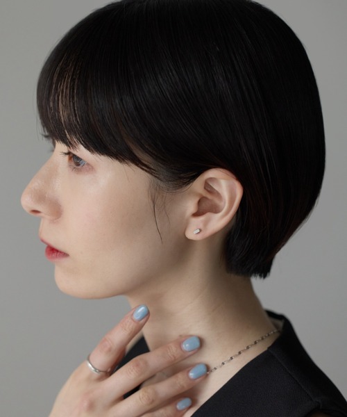 ciite' surgical stainless(シーテサージカルステンレス)の「【金属アレルギー対応】レクタングルバー ピアス(両耳用) サージカルステンレス(ピアス(両耳用)・レディース・シルバー/ゴールド・S/M/L)」の16枚目の写真